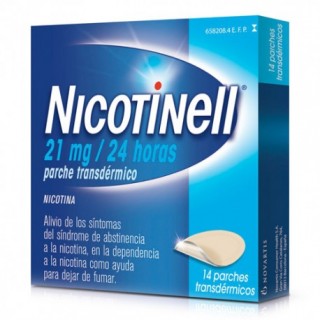 NICOTINELL 21 mg/24 h 14 PARCHES TRANSDERMICOS 52,5 mg