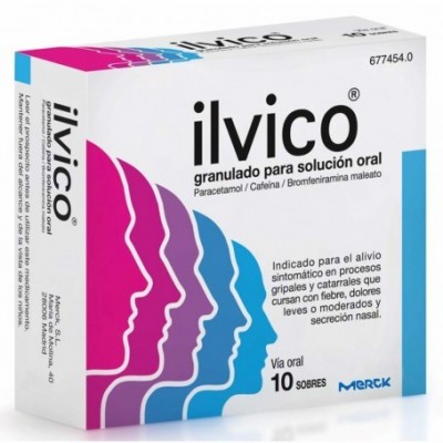 Comprar ILVICO 10 SOBRES GRANULADO PARA SOLUCION ORAL al mejor precio en NuestraFarma, tu farmacia online