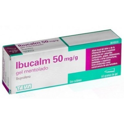 Comprar IBUCALM 50 mg/g GEL CUTANEO MENTOLADO 1 TUBO 60 g al mejor precio en NuestraFarma, tu farmacia online