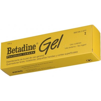 Comprar BETADINE 100 mg/g GEL CUTANEO 1 TUBO 100 g al mejor precio en NuestraFarma, tu farmacia online