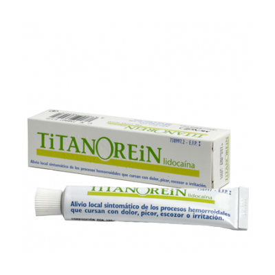 Comprar TITANOREIN LIDOCAINA CREMA RECTAL 1 TUBO 20 g al mejor precio en NuestraFarma, tu farmacia online