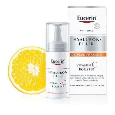 Comprar EUCERIN HYALURON FILLER VITAMINA C BOOSTER 8 ML al mejor precio en NuestraFarma, tu farmacia online