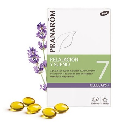 Comprar PRANAROM OLEOCAPS 7 RELAJACION Y SUEÑO 30 CAPSULAS al mejor precio en NuestraFarma, tu farmacia online