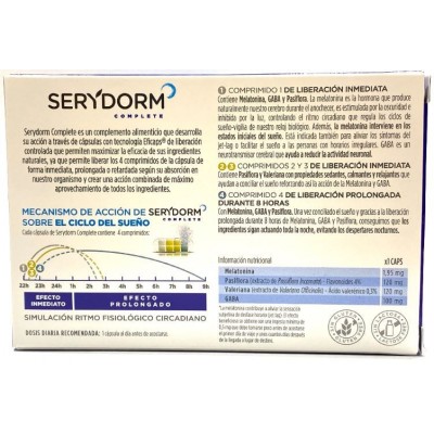 Comprar SERYDORM COMPLETE 30 CAPSULAS al mejor precio en NuestraFarma, tu farmacia online
