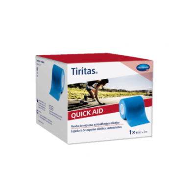 Comprar TIRITAS QUICK AID AZUL 6 COM X 2 M 1 UD al mejor precio en NuestraFarma, tu farmacia online