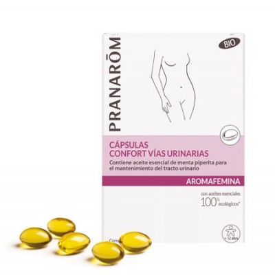 Comprar AROMAFEMINA CONFORT VIAS URINARIAS BIO 30 CAPSULAS al mejor precio en NuestraFarma, tu farmacia online