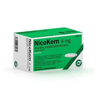 NICOKERN 4 mg 108 CHICLES MEDICAMENTOSOS (SABOR MENTA)