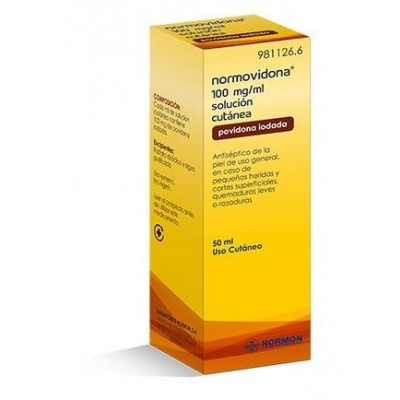 Comprar NORMOVIDONA 100 mg/ml SOLUCION CUTANEA 1 FRASCO 50 ml al mejor precio en NuestraFarma, tu farmacia online