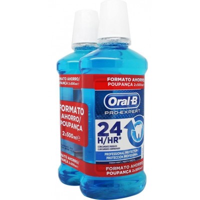Comprar ORAL-B COLUTORIO PRO EXPERT PROTECCION PROFESIONAL 2 X 500 ML al mejor precio en NuestraFarma, tu farmacia online