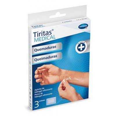 Comprar TIRITAS MEDICAL QUEMADURAS 10 X 7.5 CM 3 UNIDADES al mejor precio en NuestraFarma, tu farmacia online