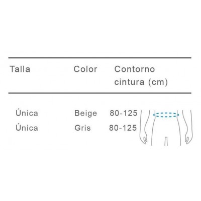 Comprar FAJA SACROLUMBAR AIRTEX TRANSPIRABLE COLOR GRIS TALLA UNICA OST255G al mejor precio en NuestraFarma, tu farmacia online