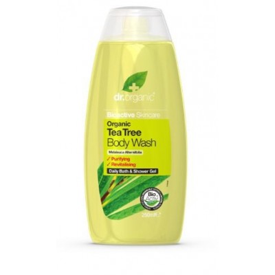 Comprar DR ORGANIC ARBOL DE TE GEL DE DUCHA 250 ML al mejor precio en NuestraFarma, tu farmacia online