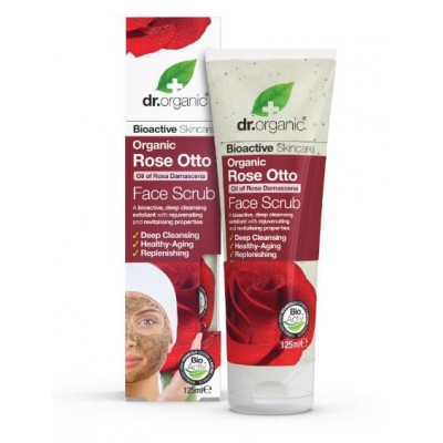 Comprar DR ORGANIC ROSA DE DAMASCO EXFOLIANTE FACIAL 125 ML al mejor precio en NuestraFarma, tu farmacia online