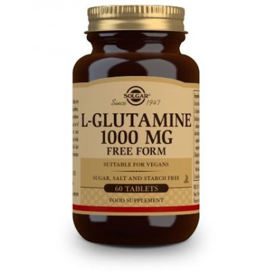 Comprar SOLGAR L-GLUTAMINA 1000MG 60 COMPRIMIDOS al mejor precio en NuestraFarma, tu farmacia online