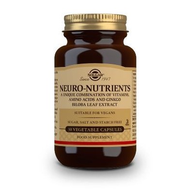 Comprar SOLGAR NEURO NUTRIENTES 30 CAPSULAS VEGETALES al mejor precio en NuestraFarma, tu farmacia online