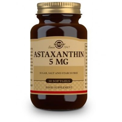 Comprar SOLGAR ASTAXANTINA 5MG 30 CAPSULAS BLANDAS al mejor precio en NuestraFarma, tu farmacia online