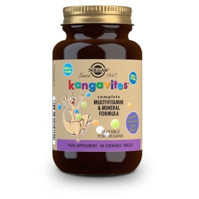 Comprar SOLGAR KANGAVITES MULTI-FRUTAS DEL BOSQUE 60 COMPRIMIDOS MASTICABLES al mejor precio en NuestraFarma, tu farmacia online