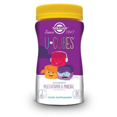Comprar SOLGAR U-CUBES MULTINUTRIENTE CON VITAMINAS Y MINERALES PARA NIÑOS 60 GOMINOLAS al mejor precio en NuestraFarma, tu farmacia online