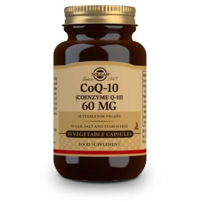 Comprar SOLGAR COENZIMA Q10 - 60MG 30 CAPSULAS VEGETALES al mejor precio en NuestraFarma, tu farmacia online