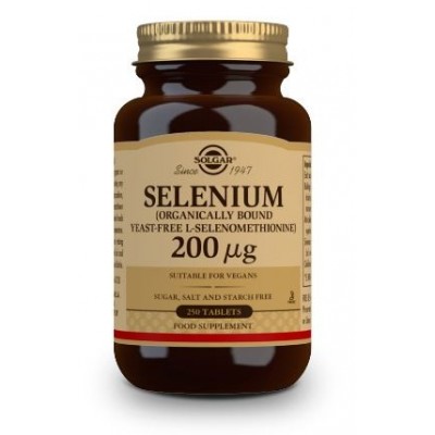 Comprar SOLGAR SELENIO 200 MCG (SIN LEVADURA) 250 COMPRIMIDOS al mejor precio en NuestraFarma, tu farmacia online