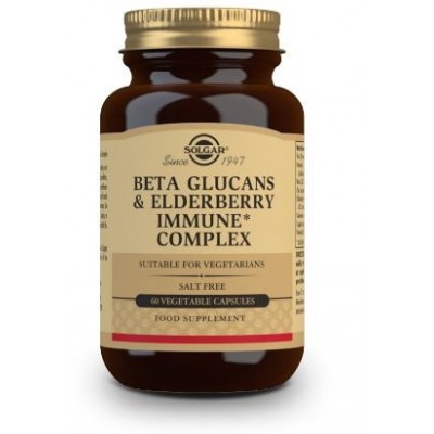 Comprar SOLGAR BETA GLUCANOS INMUNE COMPLEX CON SAUCO 60 CAPSULAS VEGETALES al mejor precio en NuestraFarma, tu farmacia online