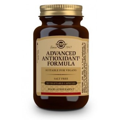 Comprar SOLGAR FORMULA ANTIOXIDANTE AVANZADA 30 CAPSULAS VEGETALES al mejor precio en NuestraFarma, tu farmacia online