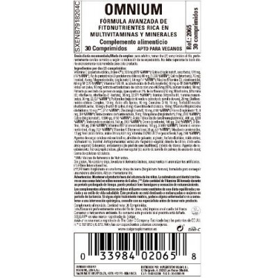 Comprar SOLGAR OMNIUM 30 COMPRIMIDOS al mejor precio en NuestraFarma, tu farmacia online