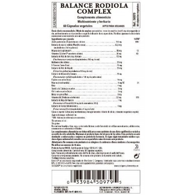 Comprar SOLGAR BALANCE RODIOLA COMPLEX 60 CAPSULAS VEGETALES al mejor precio en NuestraFarma, tu farmacia online