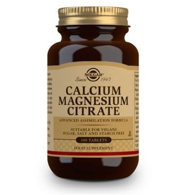 Comprar SOLGAR CALCIO/MAGNESIO CITRATO 100 COMPRIMIDOS al mejor precio en NuestraFarma, tu farmacia online