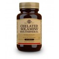 SOLGAR MULTIMINERAL SOLAMINS MINERALES QUELADOS 90 COMPRIMIDOS