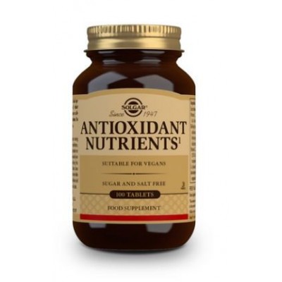 Comprar SOLGAR NUTRIENTES ANTIOXIDANTES 100 COMPRIMIDOS al mejor precio en NuestraFarma, tu farmacia online
