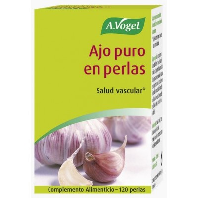 Comprar AJO PURO EN PERLAS A.VOGEL 120 PERLAS al mejor precio en NuestraFarma, tu farmacia online