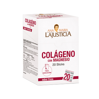 COLAGENO CON MAGNESIO ANA MARIA LAJUSTICIA FRESA 20 STICKS (5 G)