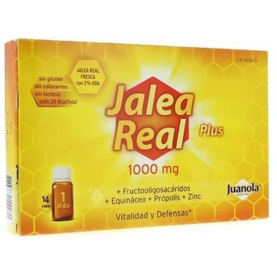 Comprar JUANOLA JALEA REAL PLUS 14 VIALES al mejor precio en NuestraFarma, tu farmacia online