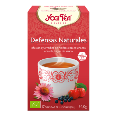 Comprar YOGI TEA BIOLOGICO DEFENSAS NATURALES 17 BOLSITAS al mejor precio en NuestraFarma, tu farmacia online