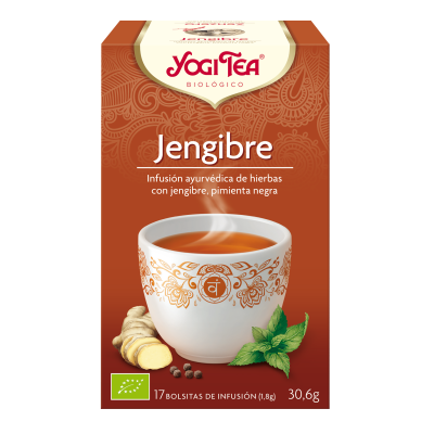 Comprar YOGI TEA BIOLOGICO JENGIBRE 17 BOLSITAS al mejor precio en NuestraFarma, tu farmacia online