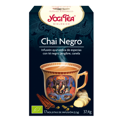 Comprar YOGI TEA BIOLOGICO CHAI NEGRO 17 BOLSITAS al mejor precio en NuestraFarma, tu farmacia online