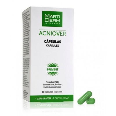 Comprar MARTIDERM ACNIOVER 60 CAPSULAS al mejor precio en NuestraFarma, tu farmacia online