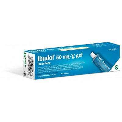 Comprar IBUDOL 50 mg/g GEL CUTANEO 1 TUBO 60 g al mejor precio en NuestraFarma, tu farmacia online