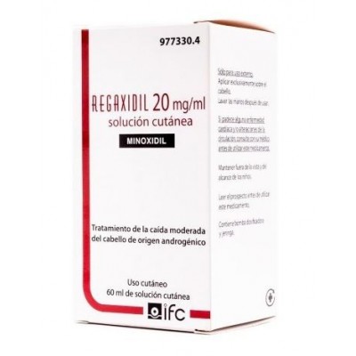 Comprar REGAXIDIL 20 MG/ML SOLUCION CUTANEA 1 FRASCO 60 ML al mejor precio en NuestraFarma, tu farmacia online