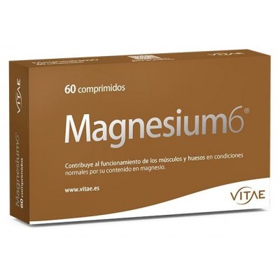 Comprar VITAE MAGNESIUM 6 60 COMPRIMIDOS al mejor precio en NuestraFarma, tu farmacia online