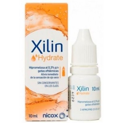 Comprar XILIN HYDRATE LUBRICANTE OCULAR 10 ML al mejor precio en NuestraFarma, tu farmacia online
