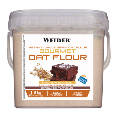 Comprar WEIDER HARINA DE AVENA BROWNIE 1,9 KG al mejor precio en NuestraFarma, tu farmacia online