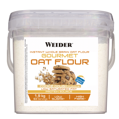Comprar WEIDER HARINA DE AVENA COOKIE DOUGH 1,9 KG al mejor precio en NuestraFarma, tu farmacia online