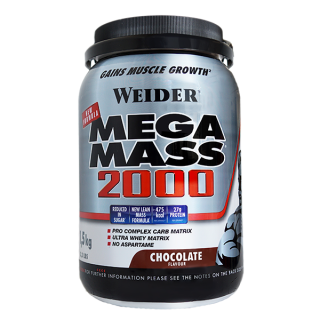 WEIDER MEGA MASS 2000 CHOCOLATE 1,5 KG