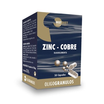 Comprar ZINC-COBRE OLIGOGRANULOS 50 CAPSULAS al mejor precio en NuestraFarma, tu farmacia online