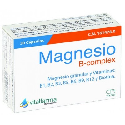 Comprar MAGNESIO B COMPLEX 30 CAPSULAS al mejor precio en NuestraFarma, tu farmacia online