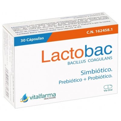 Comprar LACTOBAC 30 CAPS al mejor precio en NuestraFarma, tu farmacia online