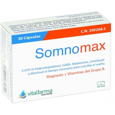 Comprar SOMNOMAX 30 CAPSULAS al mejor precio en NuestraFarma, tu farmacia online