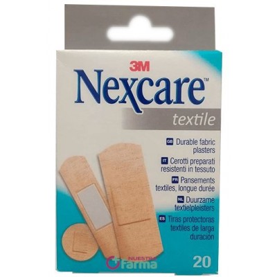 Comprar 3M NEXCARE TEXTILE APOSITO ADHESIVO SURTIDO 20 U al mejor precio en NuestraFarma, tu farmacia online